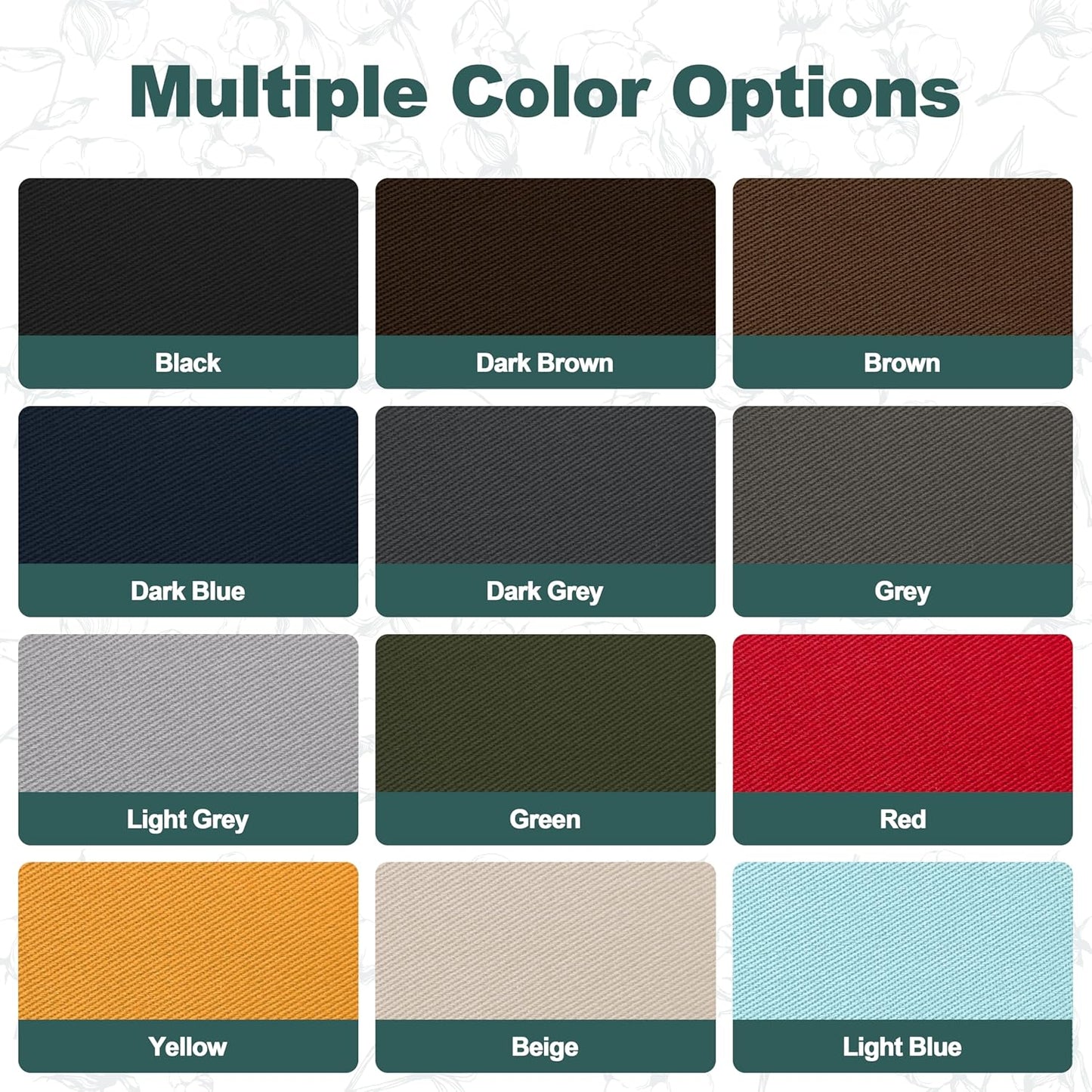 Iron on Patches for Clothes, 8 Pieces Patches for Cloth, 100% Cotton Fabric Patches for Clothing, Bag, Hat Repair, Clothing Repair Decorating Kit 3.7" by 4.9" (9.5 cm x 12.5 cm, Dark Blue)