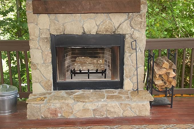 SteelFreak Super Heavy Duty Steel Fireplace Grate - Made in The USA (36 Inch)