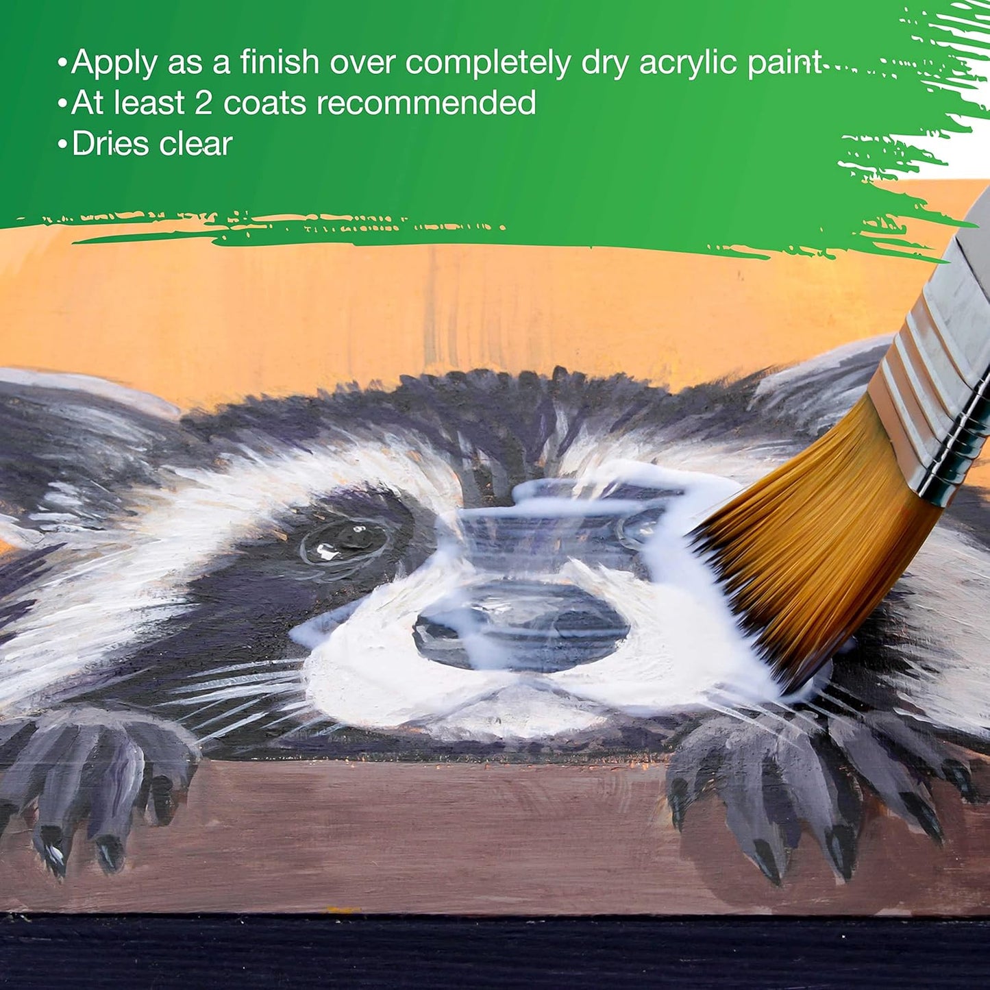 U.S. Art Supply 16 oz Matte Acrylic Varnish for Acrylic Painting, Permanent Clear Protection, Reduces UV & Photography Glare