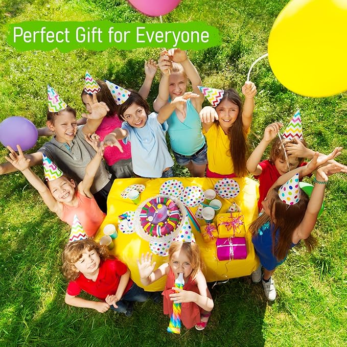 EVERICH TOY Paddle Ball Set – Indoor & Outdoor Racket Game for Kids, Teens, and Adults, Badminton & Camping Games Essentials, Fun for Beach, Yard, and Lawn Play All Year Round