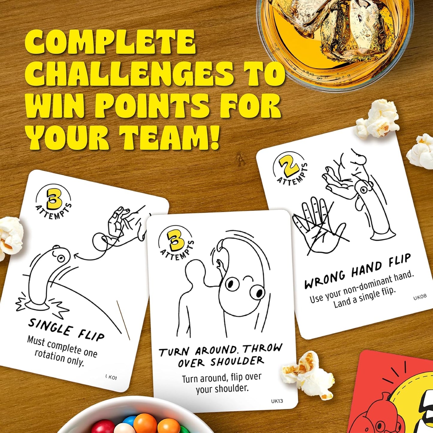 Big Potato Chicken vs Hotdog: Funniest Party Game You'll Ever Play | Flippin' Fun for Family, Adults and Kids - Perfect Halloween Game | Bonus Content Included