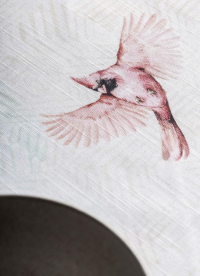Maison d' Hermine Table Cloth Square Table 100% Cotton 60 x 60 Inches Tablecloth Reusable Decorative Everyday Use for Dining Room, Farmhouse, Home Party, Festive & Wedding Spring Summer - Flying Birds