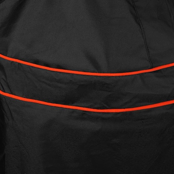 Heavy-Duty 600D BBQ Grill Cover fit for Kamado Joe Joe Jr 13.5-inch Portable Ceramic Charcoal Grill and Other Egg Ceramic Grill with Similar Sizes, 22" Dia x 30" H
