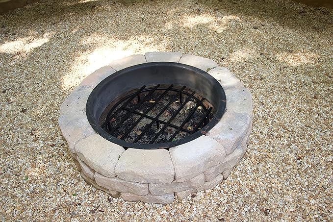 SteelFreak Classic Round Fire Pit Grate, 36 Inch Diameter - Made in The USA