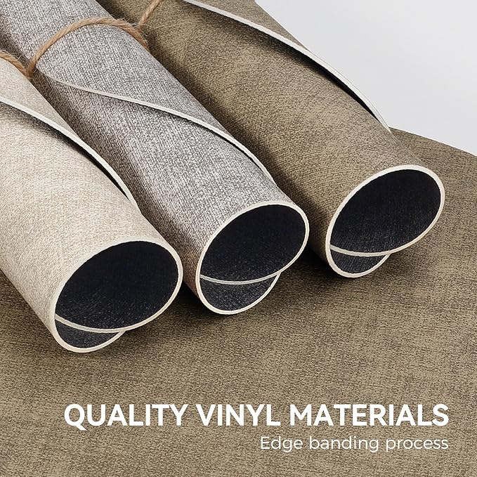 13" Round Placemats Set of 6, NCUE Dual-Sided Faux Leather Heat Resistant Table Mats, Waterproof Oilproof Washable Protective Table Placemats with Coaster, Wipeable Vinyl for Indoor & Outdoor Use