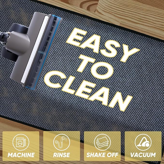 Commercial Grade Entrance Mat 48x72inch Heavy Duty Doormat for High Traffic Entryways Rug All Weather Door Floor Mat with Ultra Grip PVC Backing Non Slip Welcome Mat for Patio,Entry,Indoor Outdoor