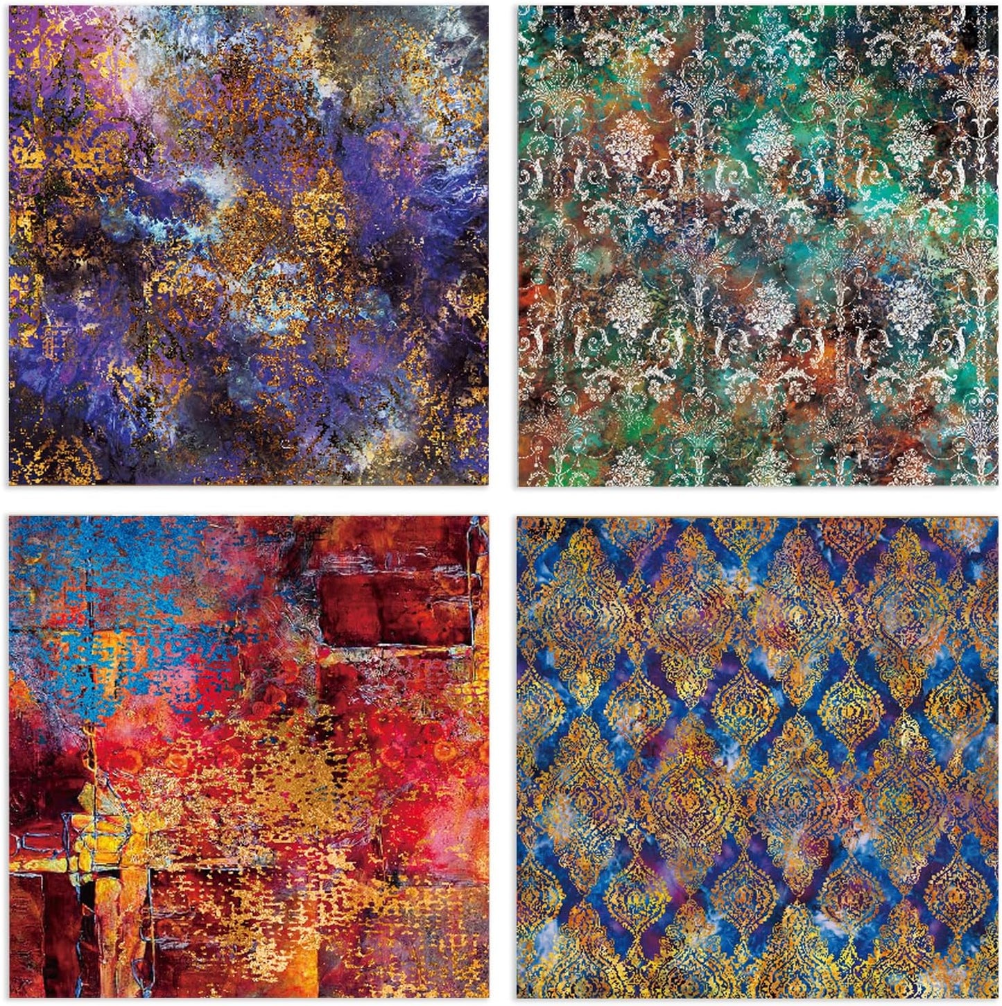 Scrapbook Paper Pad, 24 Sheets Mixture Colored Paper, 6"×6” Holiday Pattern Cardstock Paper Assorted Colors, Scrapbooking Supplies Paper for Junk Journal Craft DIY Photo Album Cottagecore Room Décor