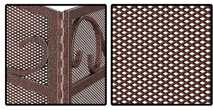 Fire Beauty Fireplace Screen 3 Panel with Handles Wrought Iron 51"(L) x31(H) Spark Guard Cover(Antique Bronze)