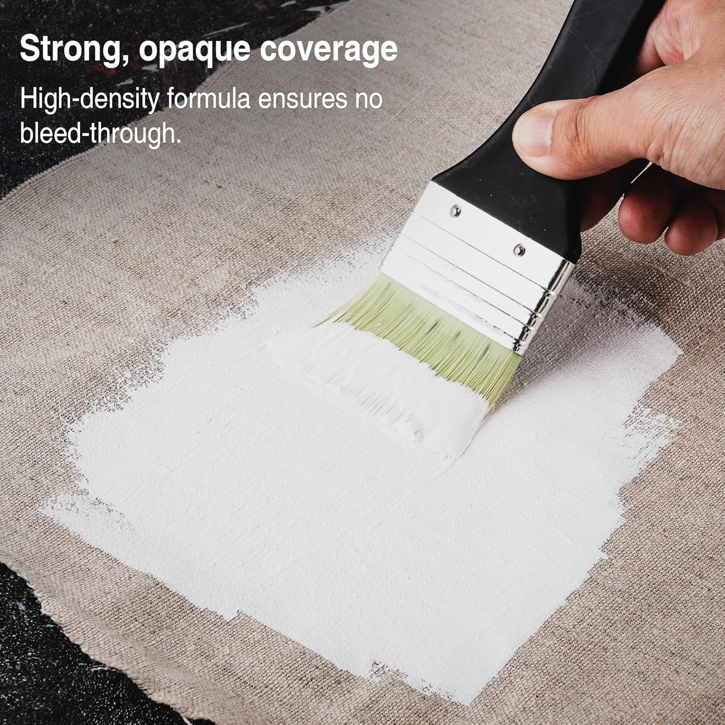 PHOENIX White Gesso Primer - 16.9 Fl oz. / 500ml White Gesso for Canvas Surface Prep Medium for Oil Acrylic Paints