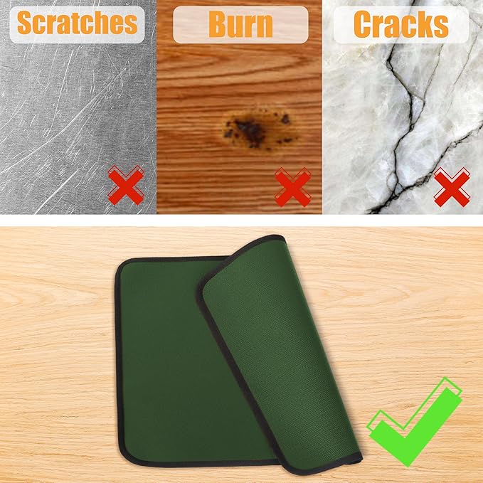 Blackstone Griddle BBQ Mat - Heat Resistant, Fireproof, Protects Outdoor Grill Table and Indoor Fireplace - 0.04in Thickness