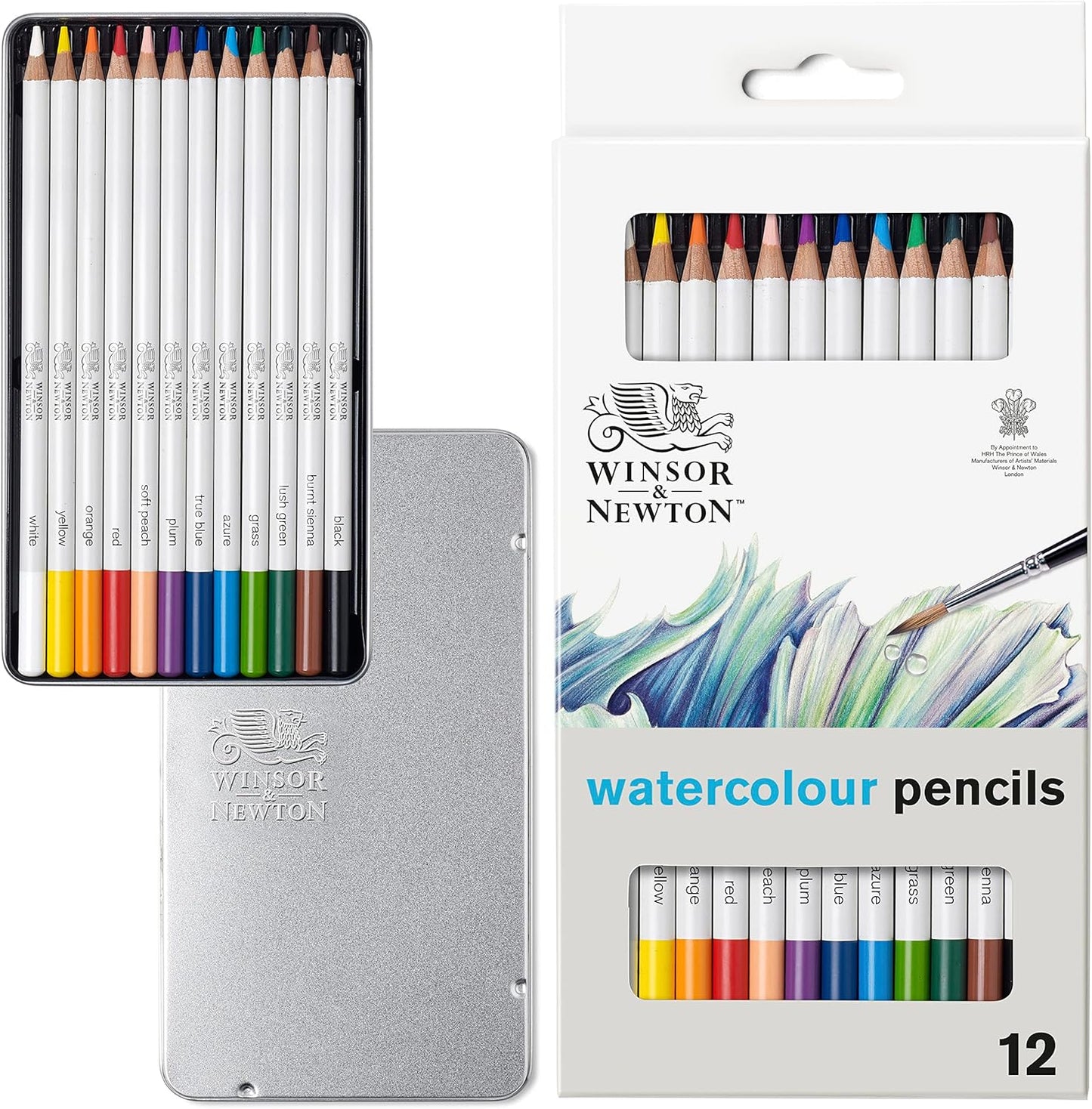 Winsor & Newton Studio Collection Artist Pencils, Watercolor Pencils, Set of 12