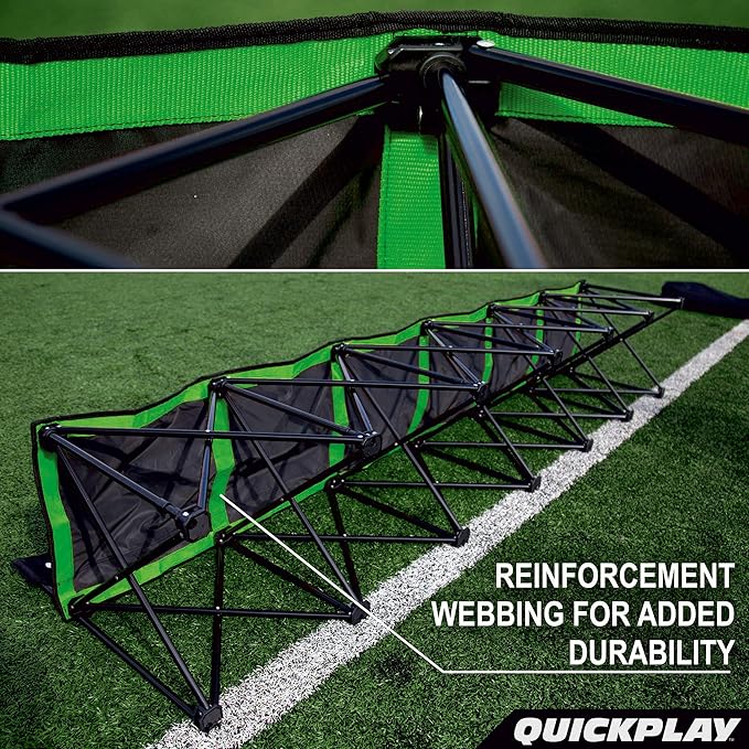QUICKPLAY PRO Portable Folding Bench – Available in 4, 6, and 9 Seats & 6-Seat Shelter | Heavy-Duty, Fast Set-Up Seating for Sports, Camping, and Outdoor Activities