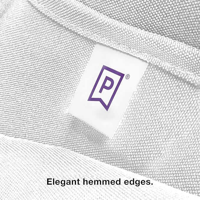 Gee Di Moda Rectangle Tablecloth - 70 x 120 Inch White Table Cloth for 6 or 8 Foot Rectangle Tables - Heavy Duty Washable Fabric - for Holiday Party, Dinner, Weddings, Baby Shower & Events