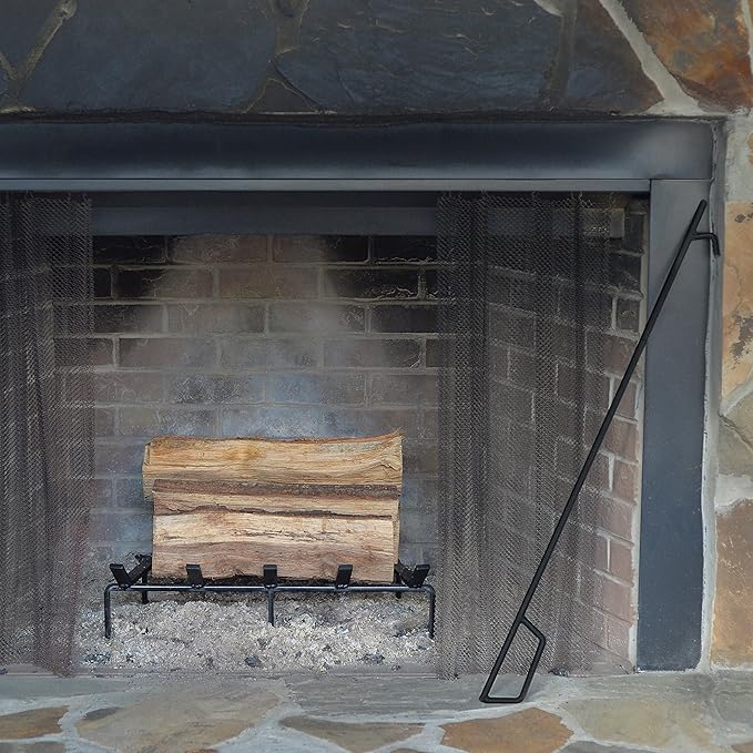 SteelFreak Heavy Duty Steel Fireplace Grate - Made in The USA (36 Inch)