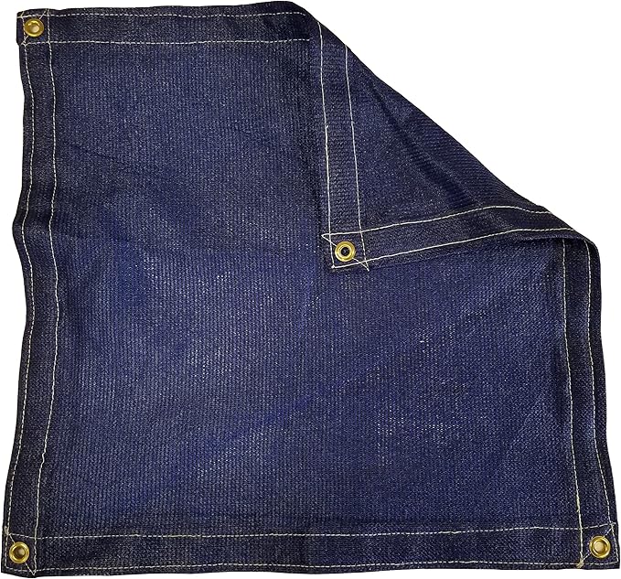 10 Ft. x 25 Ft. Blue Privacy Shade Mesh Tarp
