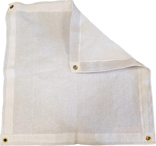 20 Ft. x 20 Ft. White Privacy Shade Mesh Tarp